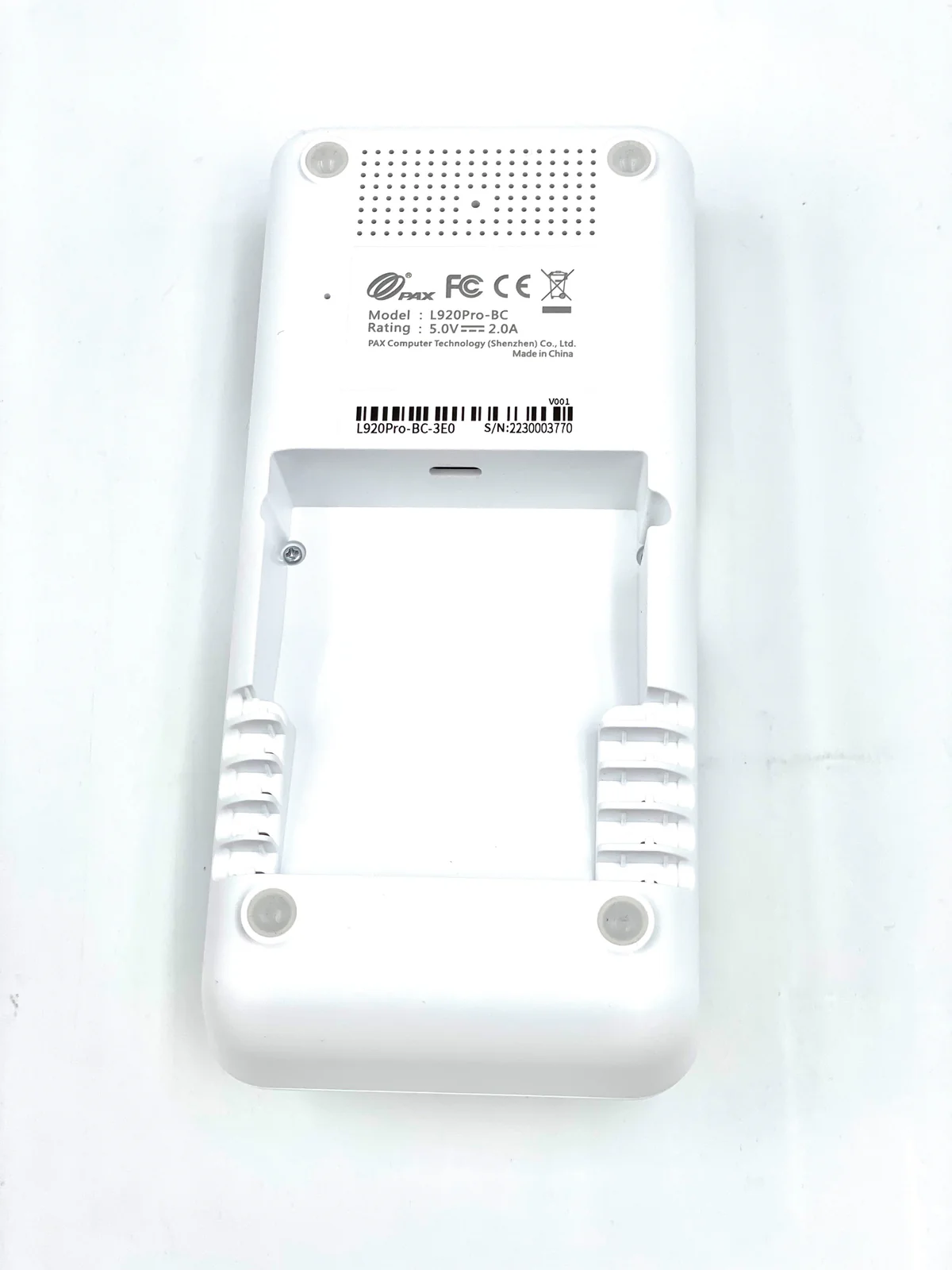 PAX A920 Pro Charging Only Base (L920Pro-BC-3E0)