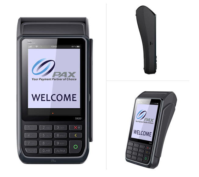 PAX S920 Mobile Payment Terminal S920-0QW-R74-12LA