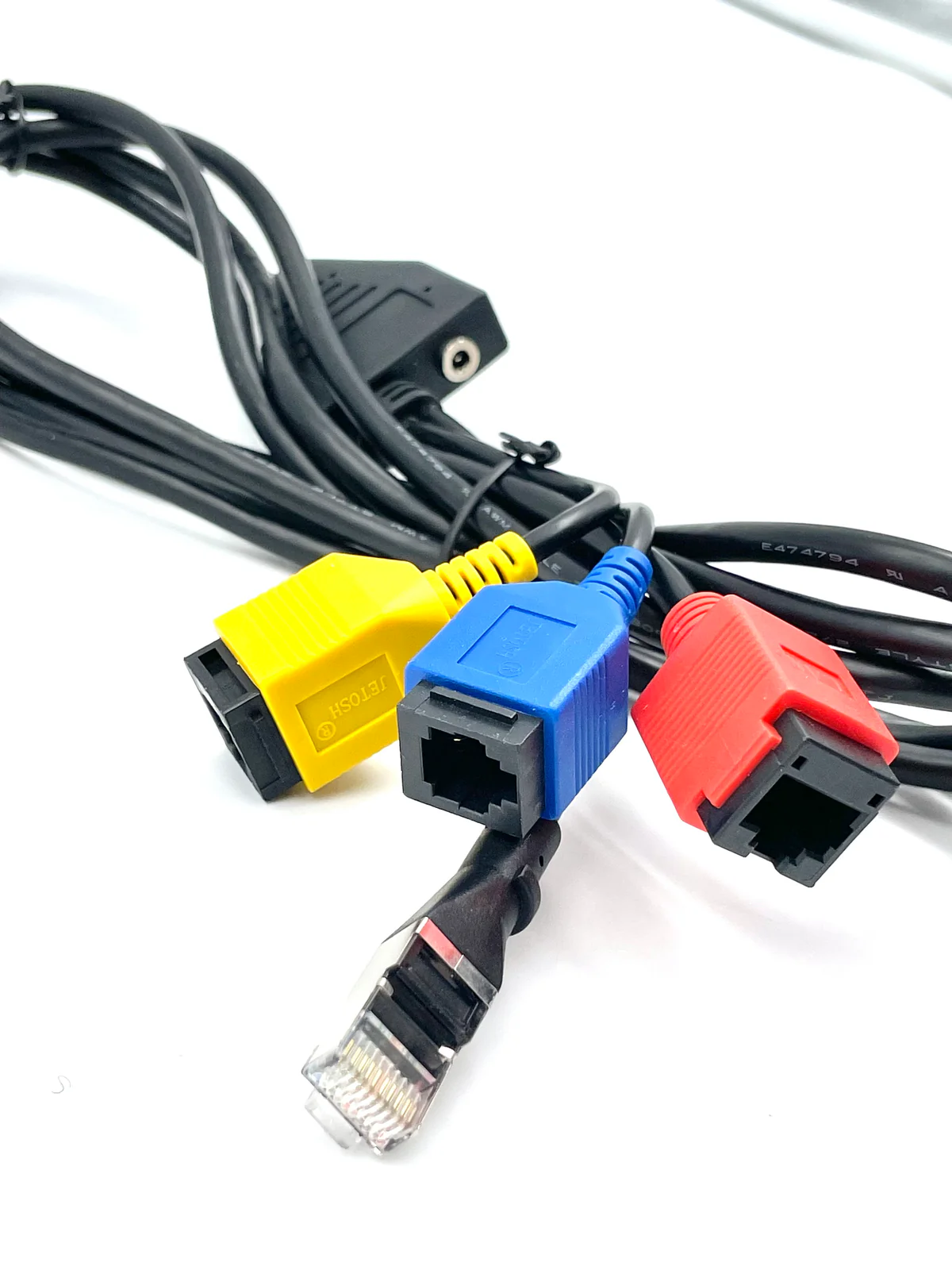 Serial Cable Rj PAX SP30 Tri-Color Rainbow Hub Cable 2M: Serial(RJ-11), Serial(RJ-11 ...