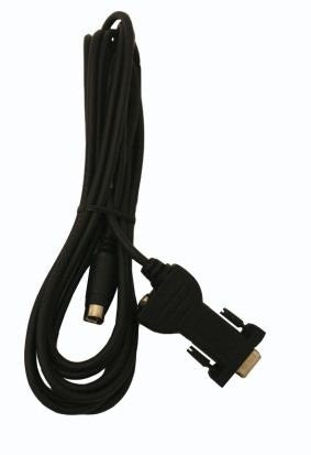 Cable RS232 with power pigtail, MD-9 connector, 3m black (requires power supply)  (CBL-AC00454)