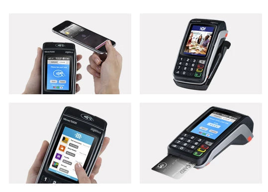 Ingenico Move 5000 Bluetooth / WiFi / 4G with Camera Credit Card Machine